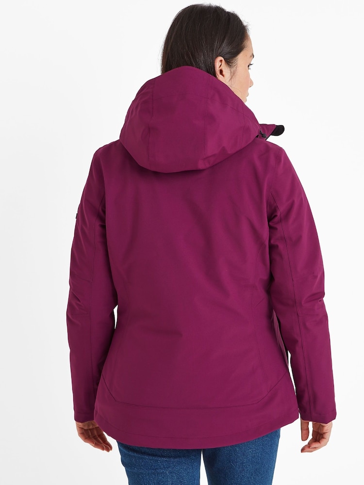 Tog 24 Purple Beverley Waterproof 3-In-1 Jacket - Image 2 of 6