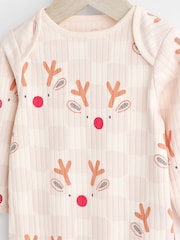Ecru Baby 'My First Christmas' 100% Cotton Bodysuit - Image 3 of 6