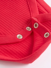 Red Baby 'My First Christmas' 100% Cotton Bodysuit - Image 5 of 7