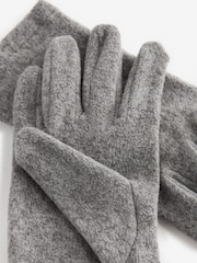 Grey Fleece Gloves - Image 3 of 4
