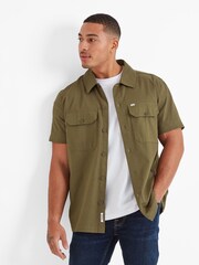 Tog 24 Green 100% Cotton Cody Short Sleeve Shirt - Image 1 of 1