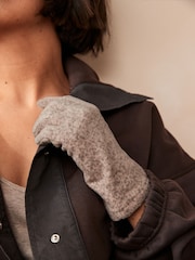 Oatmeal Fleece Gloves - Image 2 of 3