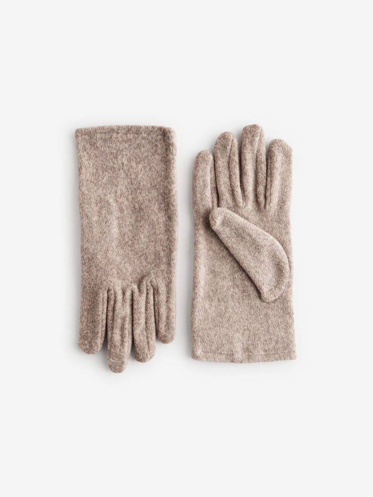 Oatmeal Fleece Gloves - Image 3 of 3