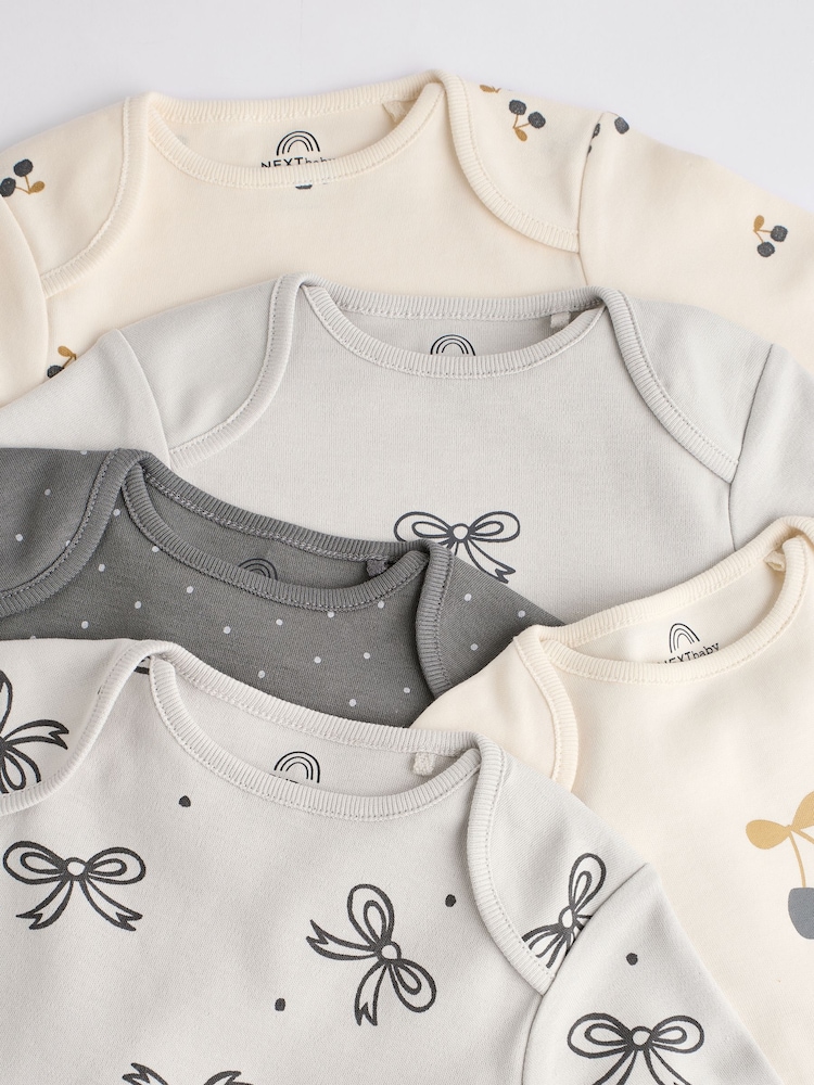 Schwarz/Weiß - Baby-Bodys im 5er-Pack - Image 10 of 13