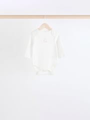 Pink Baby 100% Cotton Bodysuits 5 Pack - Image 4 of 12