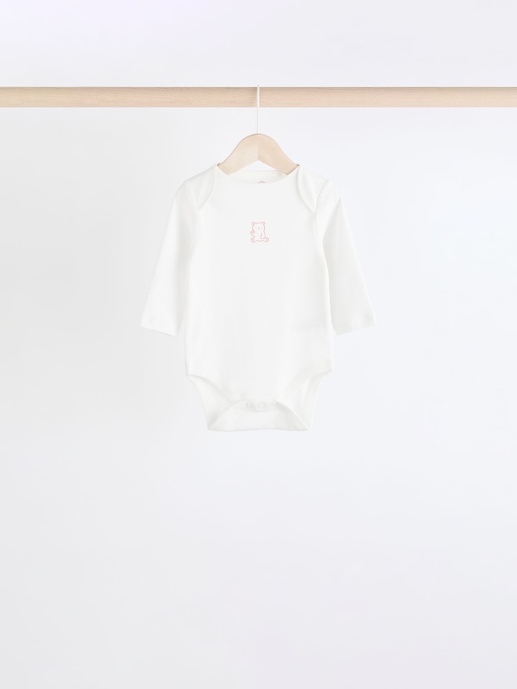 Rose - Bébé 100% coton Corps 5 Lot - Image 4 of 12