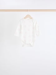 Pink Baby 100% Cotton Bodysuits 5 Pack - Image 6 of 12