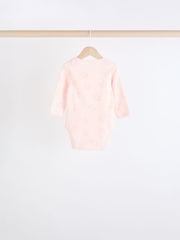 Pink Baby 100% Cotton Bodysuits 5 Pack - Image 8 of 12