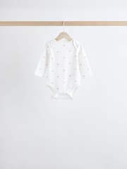 Pink Baby 100% Cotton Bodysuits 5 Pack - Image 4 of 13
