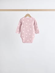 Pink Baby 100% Cotton Bodysuits 5 Pack - Image 8 of 13