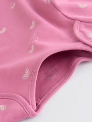Multi 5 Pack Baby Long Sleeve 100% Cotton Pastel Bodysuits 7 Pack - Image 11 of 13