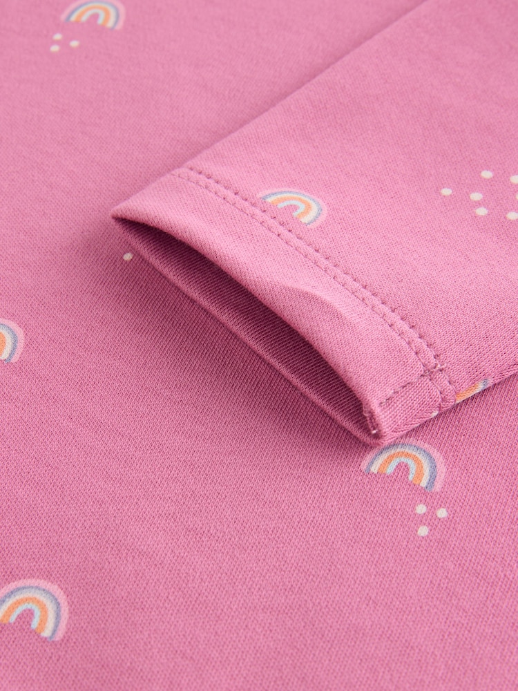 Multi - Body à manches longues 100% coton pastel pour bébé 7 Paquet - Image 12 of 13
