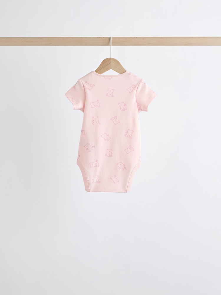 Rose - Bébé 100% coton Corps 5 Lot - Image 8 of 12