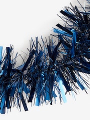 Navy 3 Metre Christmas Tinsel Decoration - Image 3 of 4
