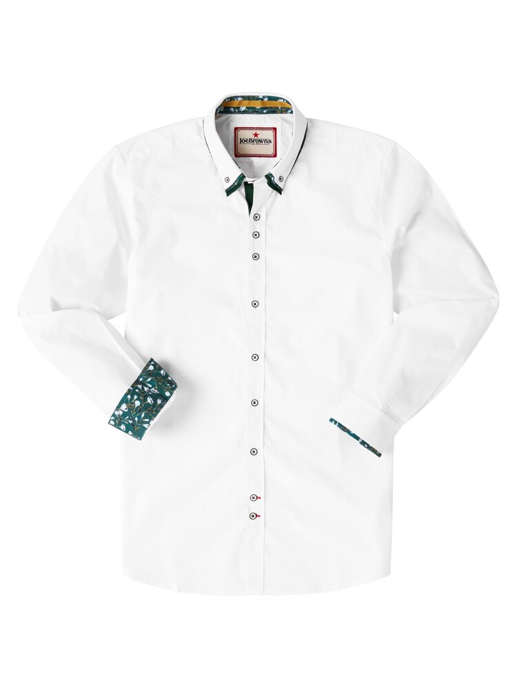 Joe Browns Smart Triple Collared 100% Cotton Shirt - صورة 5 من 5 Joe Browns Smart Triple Collared 100% Cotton Shirt - صورة 5 من 5