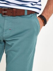 Joe Browns Blue Chrome Washed Chino Shorts - Image 4 of 5