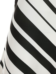 Quiz White Striped Maxi Dress With Keyhole Neck - Image 4 of 4
