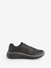 Pavers Black Pavers Lace-Up Trainers - Image 1 of 5