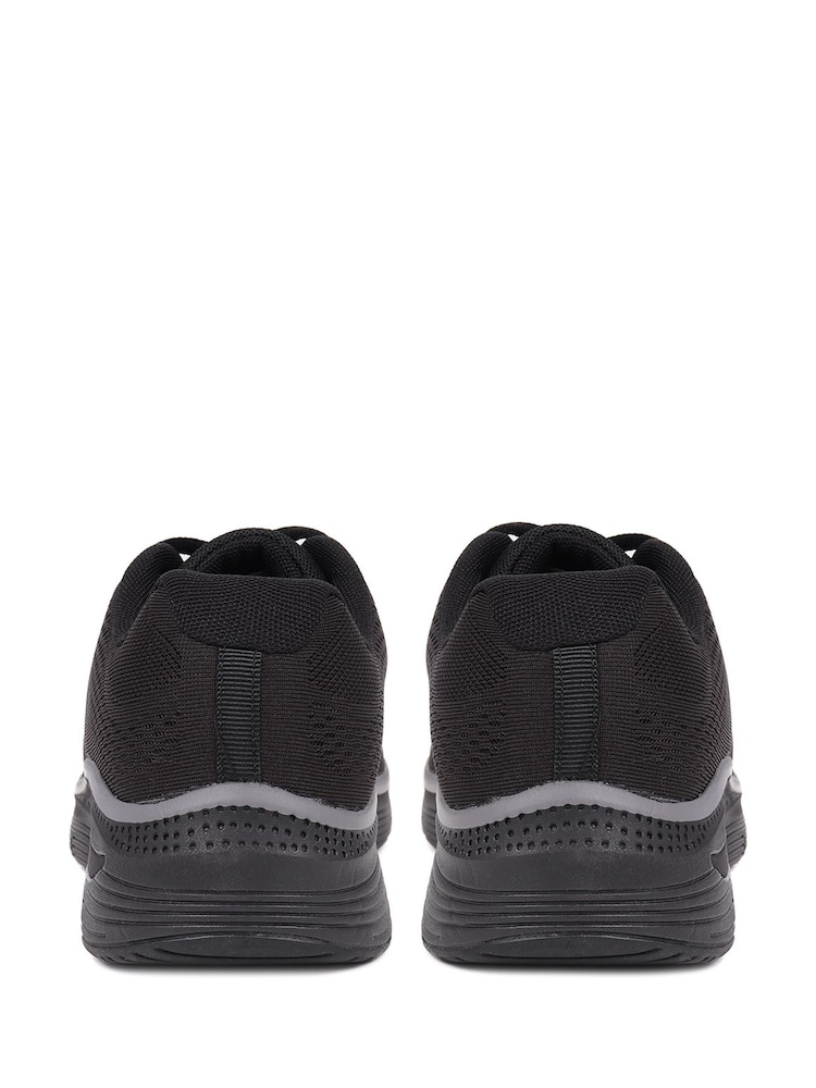 Pavers Black Pavers Lace-Up Trainers - Image 3 of 5