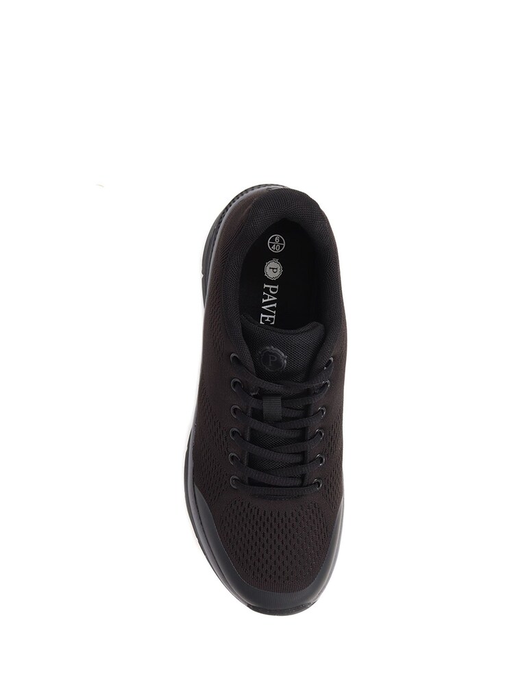 Pavers Black Pavers Lace-Up Trainers - Image 4 of 5