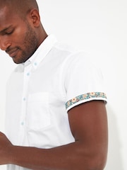 Joe Browns White Classic Oxford Collar 100% Cotton Shirt - Image 4 of 5