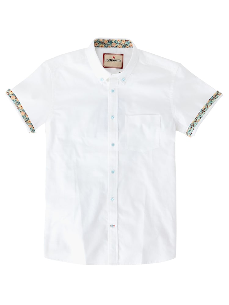 Joe Browns White Classic Oxford Collar 100% Cotton Shirt - Image 5 of 5