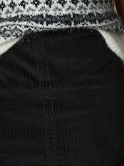 Black Corduroy Mini Skirt - Image 4 of 4
