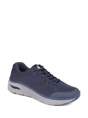 Pavers Navy Pavers Lace-Up Trainers - Image 3 of 5