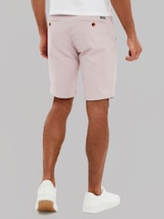 Threadbare Pink Slim Fit Cotton Chino Shorts With Stretch - Image 2 of 4