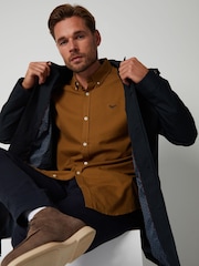 Threadbare Navy Blue Showerproof Longline Mac - Image 2 of 3