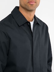 Threadbare Navy Blue Showerproof Longline Mac - Image 4 of 4