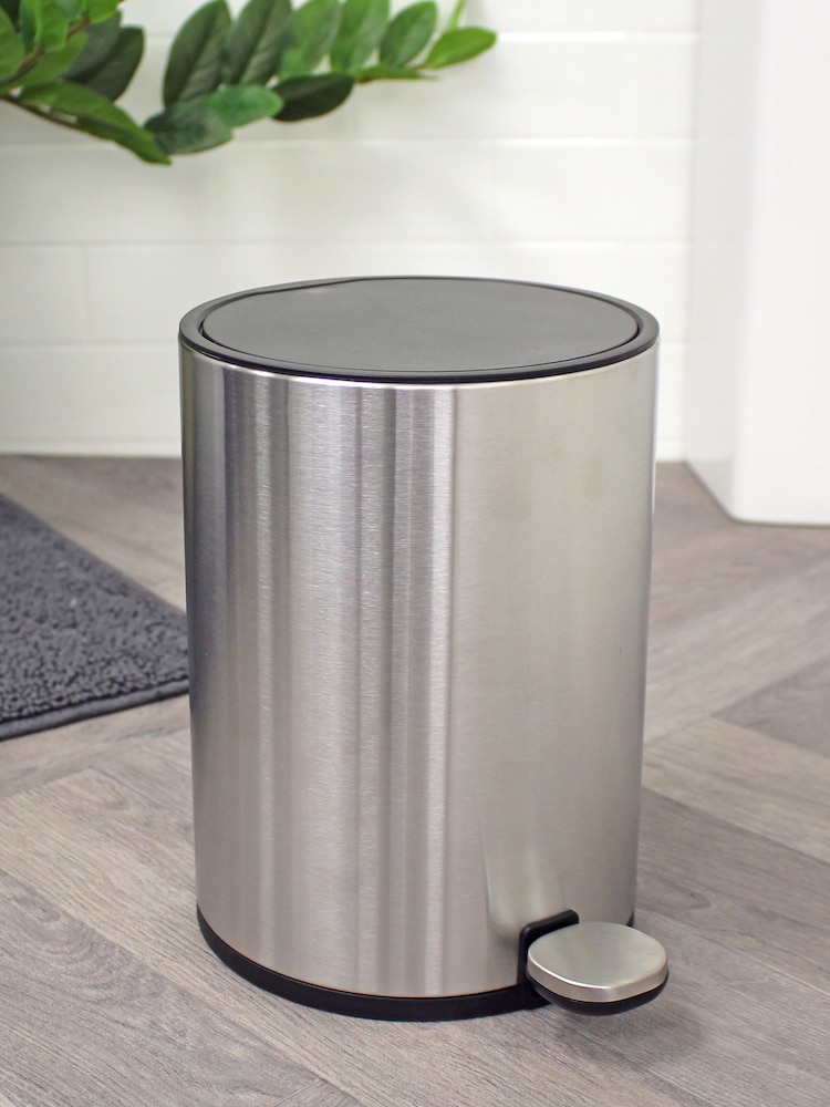 Showerdrape Satin Chloe 3 Litre Pedal Bin - Image 1 of 5