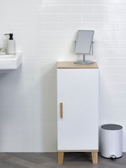 Showerdrape White Amalfi Bamboo Viscose Floor Cabinet - Image 1 of 4