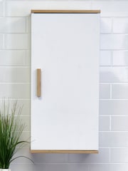 Showerdrape White Nola Bamboo Viscose Wall Cabinet - Image 1 of 4