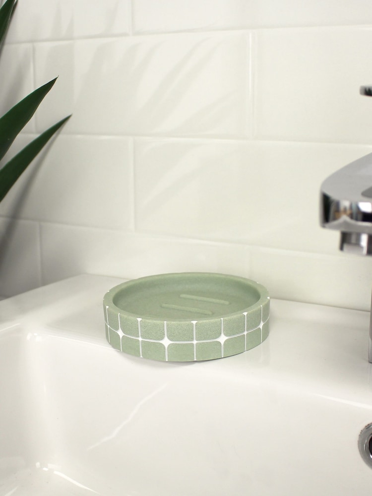Juego de 4 accesorios de baño Mosaica de Showerdrape - Imagen 5 de 5 Juego de 4 accesorios de baño Mosaica de Showerdrape - Imagen 5 de 5