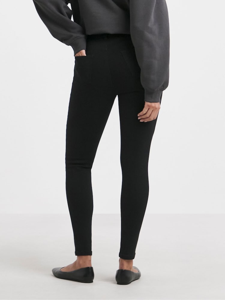 Schwarz - Simply Be High Waist Super Stretch Skinny Jeans - Bild 4 von 4 Schwarz - Simply Be High Waist Super Stretch Skinny Jeans - Bild 4 von 4