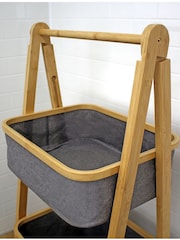 Showerdrape Grey Cotswold 2 Tier Storage Ladder - Image 3 of 5