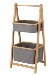 Showerdrape Grey Cotswold 2 Tier Storage Ladder - Image 5 of 5