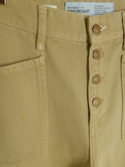 River Island Light Khaki Mid Rise Tapered Barrel Jeans - Image 5 of 5