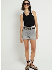 джинсовые шорты с отворотом River Island - Изображение 3 из 5