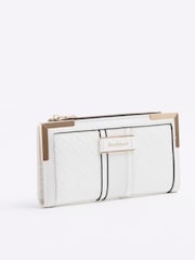 River Island White Embossed Weave Purse - Image 1 of 5