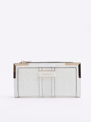 River Island White Embossed Weave Purse - Image 2 of 5