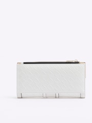 River Island White Embossed Weave Purse - Image 3 of 5