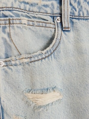 Шорты изRiver Island светлого хлопка с закрученным подолом 100 - Изображение 4 из 5