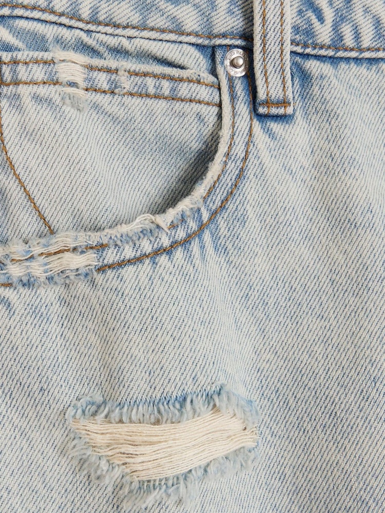 Шорты изRiver Island светлого хлопка с закрученным подолом 100 - Изображение 5 из 5