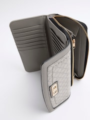 River Island Grey Monogram Tab Purse - Image 2 of 5