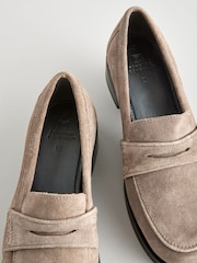 Mink Leather Forever Comfort® Round Toe Leather Loafers - Image 10 of 10