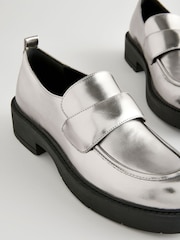 srebrna (barva); srebro - Forever Comfort® Čvrsti Retro mokasini - Slika 6 iz 7