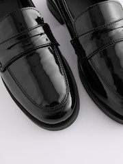 črna - Usnje Forever Comfort® Round Toe mokasini - Slika 10 iz 10