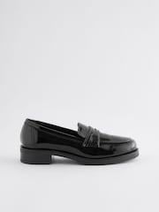 črna - Usnje Forever Comfort® Round Toe mokasini - Slika 6 iz 10